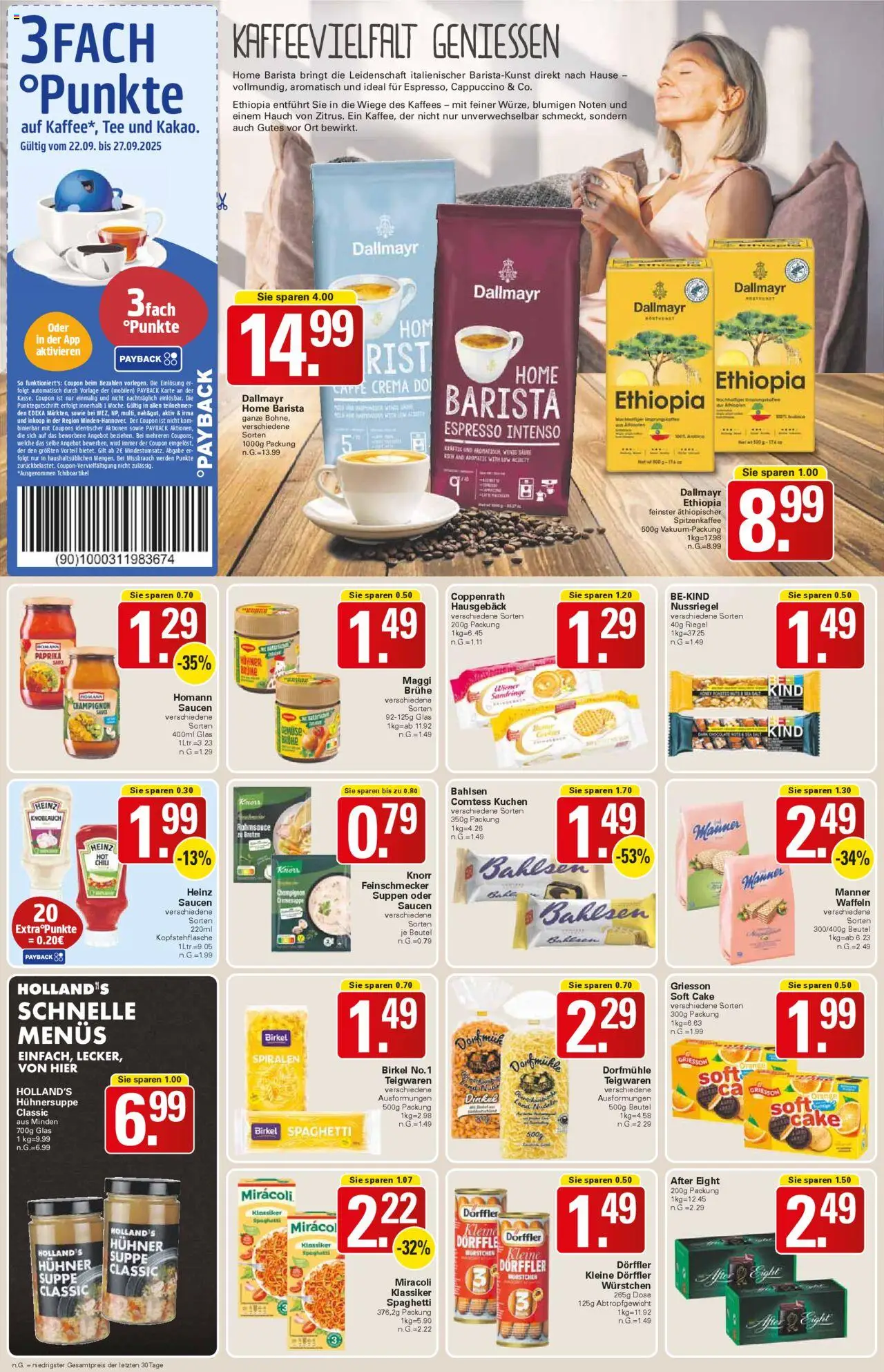 WEZ Prospekt – gültig ab 15.09.2025 | Seite: 10 | Produkte: Waffeln, Knoblauch, Tee, Kuchen