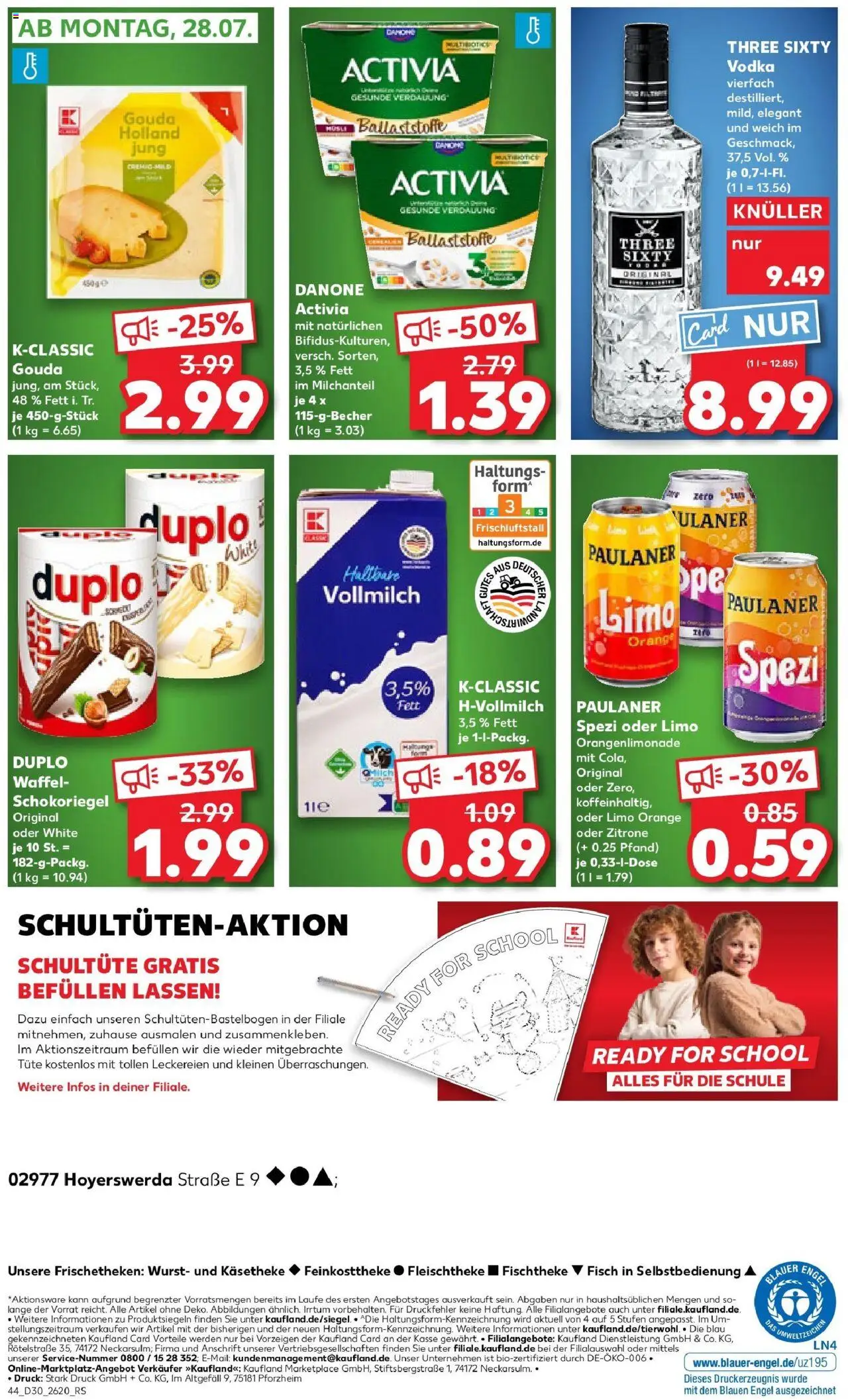 Kaufland prospekt Hoyerswerda	 - gültig ab dem 27.07.2025 | Seite: 7 | Produkte: Paulaner spezi, Gouda, Fisch, Wurst