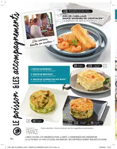 E.Leclerc - Prévisualisation de DOS DE CABILLAUD SAUCE SAVEURS DE CRUSTACÉS (1), La portion de 250 g minimum valide à partir de 17.02.2026 | Page: 16 | Produits: Œufs, Dos de cabillaud, Poisson