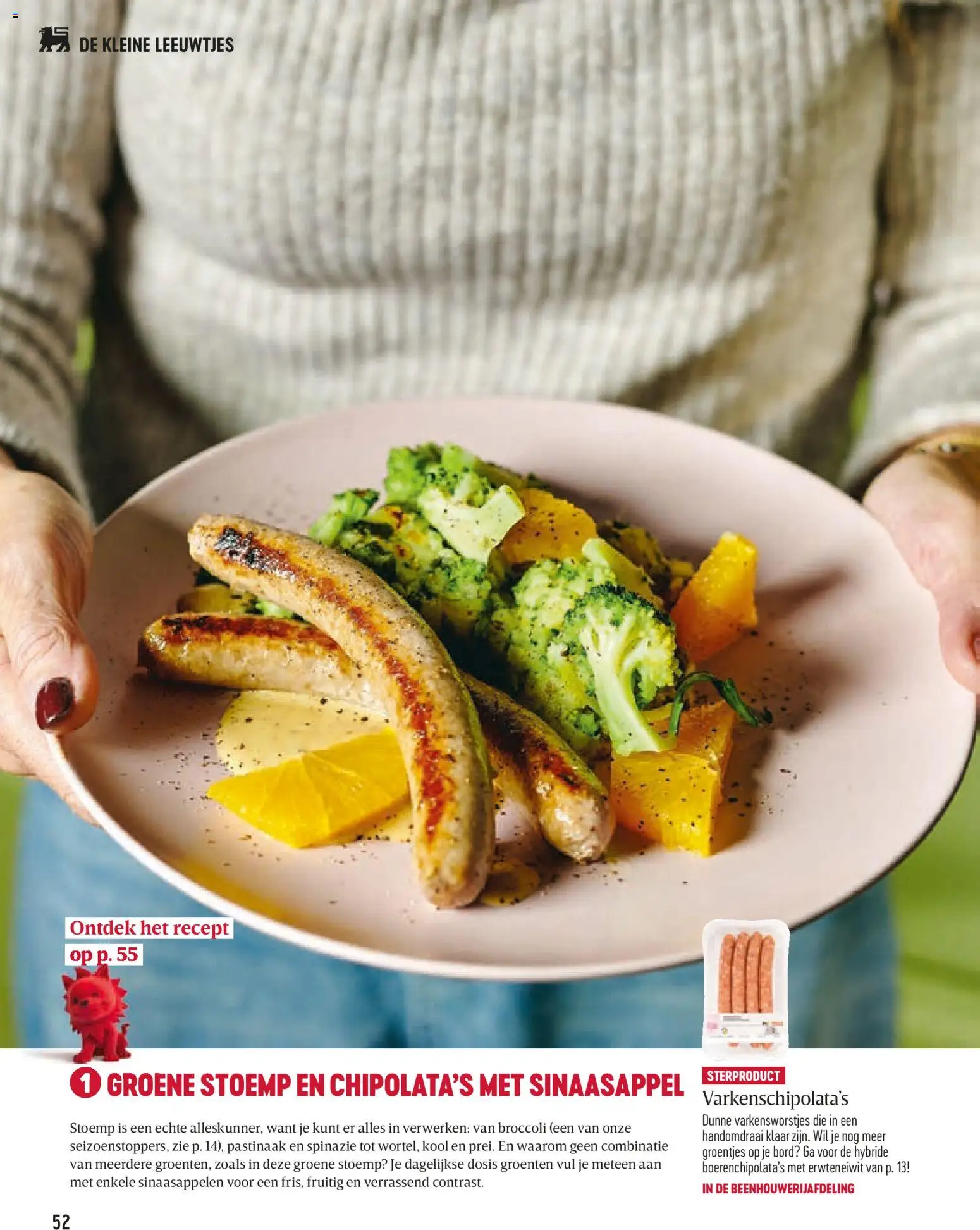 {H1} | Pagina: 52 | Producten: Kool, Spinazie, Broccoli, Bord