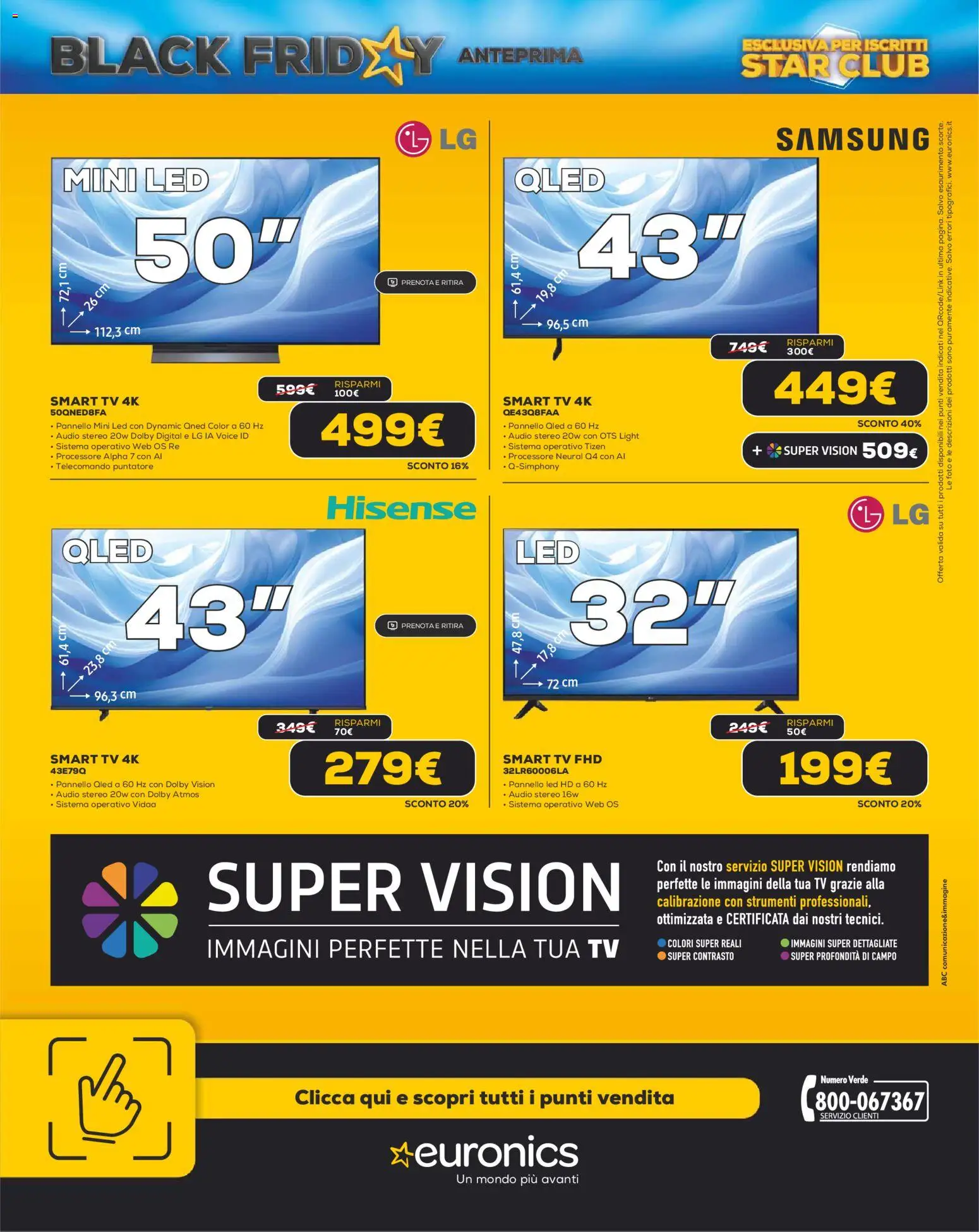 Volantino Euronics del 31.10.2025 | Pagina: 24 | Prodotti: Telecomando, smart TV, TV, Audio