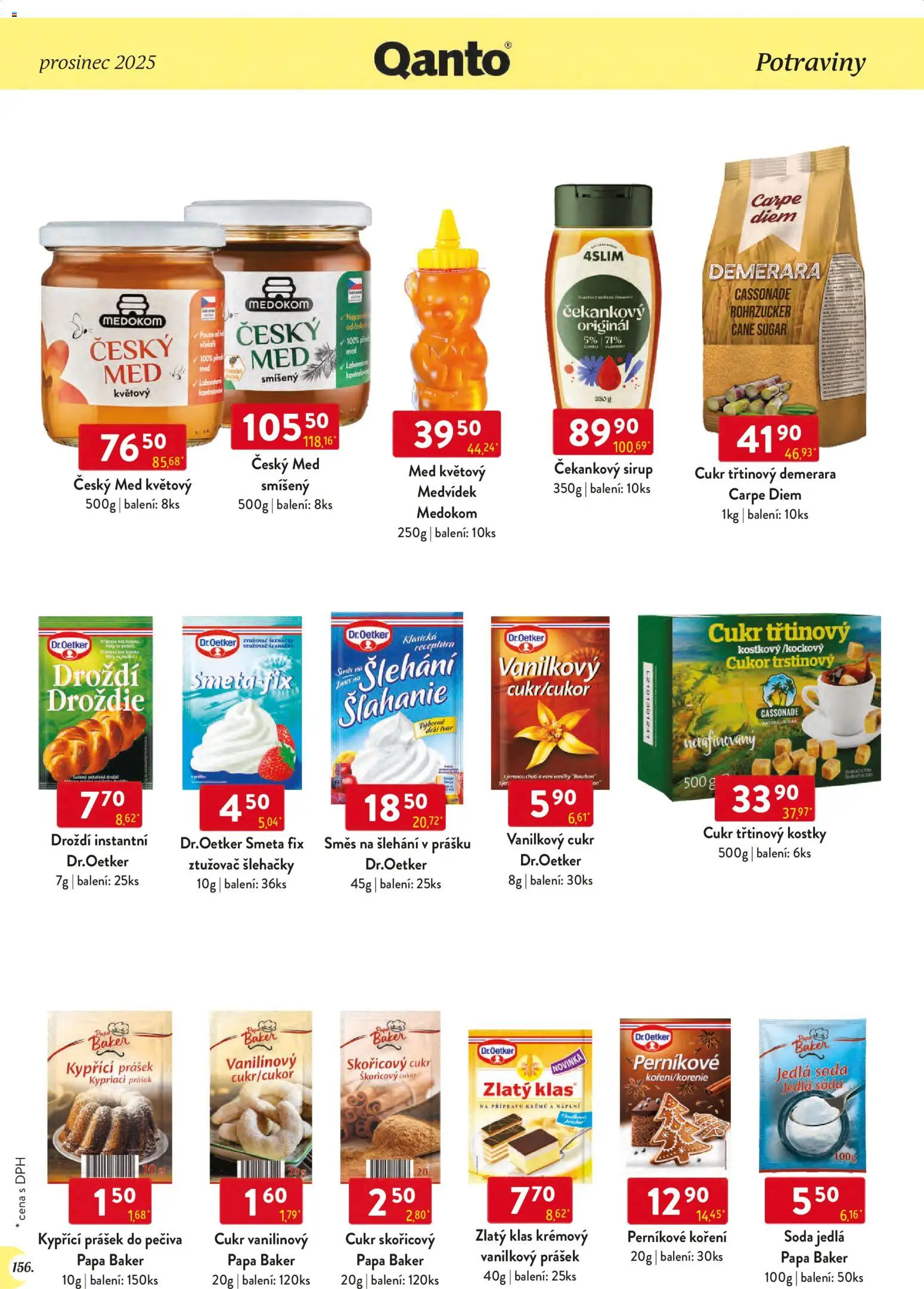 Astur & Qanto leták - Velkoobchod 12/2025 od 01.12.2025 | Strana: 156 | Produkty: Koření, Sirup, Cukr, Droždí
