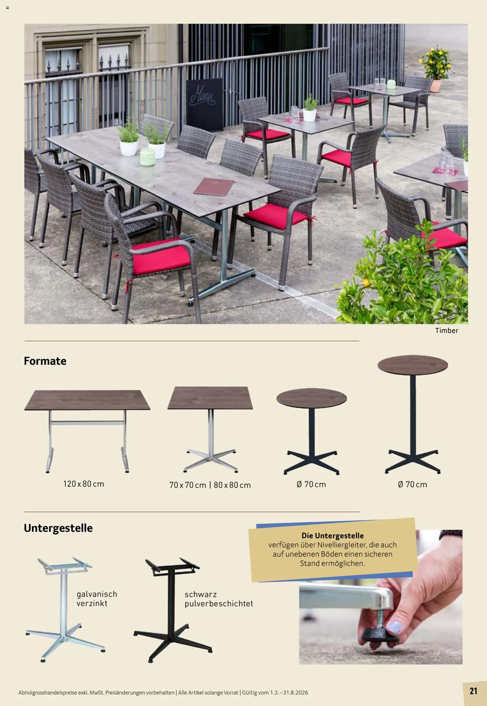 Prodega Aktionen Outdoor-Ausstattung – gültig ab 01.03.2026 | Seite: 21