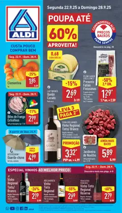 Pré-visualização Aldi folheto válido de 22.09.2025