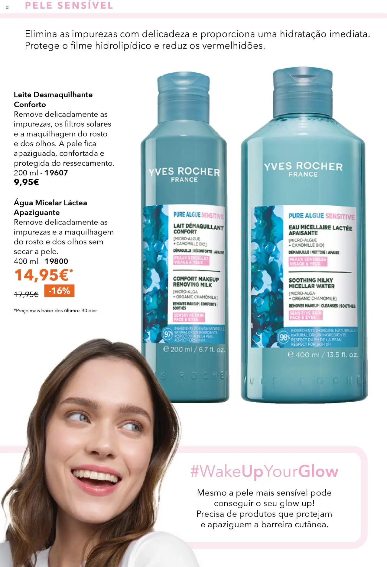 Yves Rocher catálogo 12 │ válido de 24.09.2025 | Página: 26 | Produtos: Agua, Água micelar, Maquilhagem, Leite
