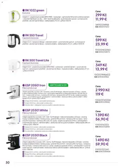 Expert elektro katalog - ECG - Malé domácí spotřebiče od 01.10.2024 | Strana: 30