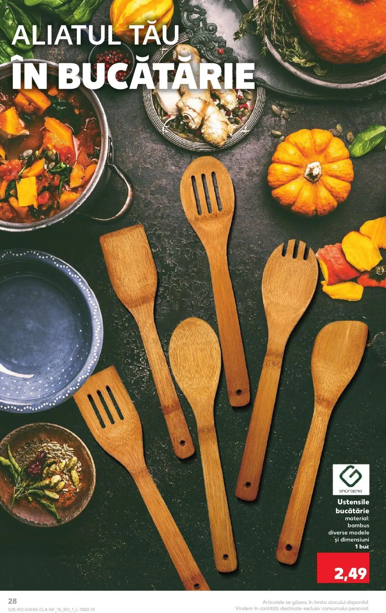Noul catalog Kaufland – valabil de la 01.10.2025 | Pagină: 28 | Produse: Bucătărie