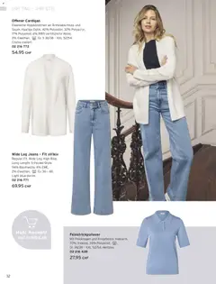 Tchibo Aktionen ab 24.02.2026 gültig | Seite: 32 | Produkte: Cardigan, Jeans, Creme