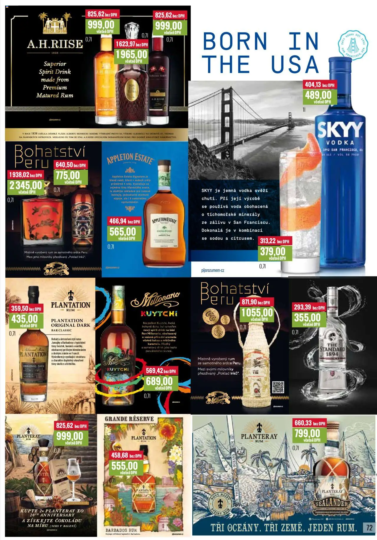 Ratio leták od 01.08.2025 | Strana: 73 | Produkty: Rum, Voda, Vodka, Minerály