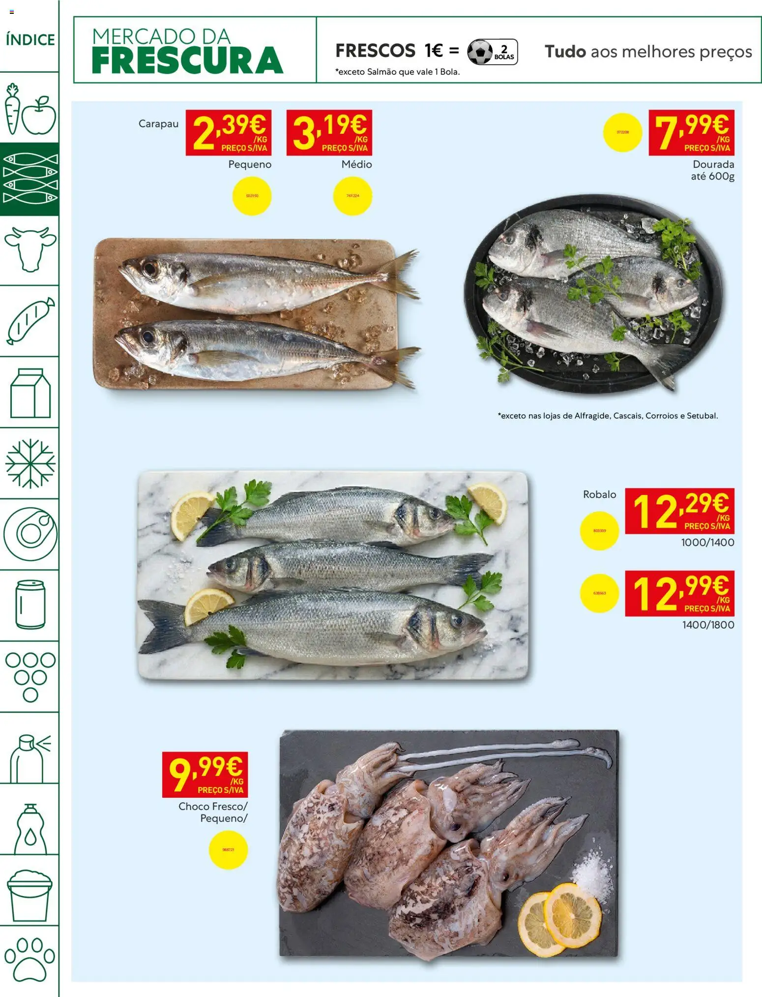 Recheio folheto │ válido de 21.04.2026 | Página: 4 | Produtos: Dourada, Salmão