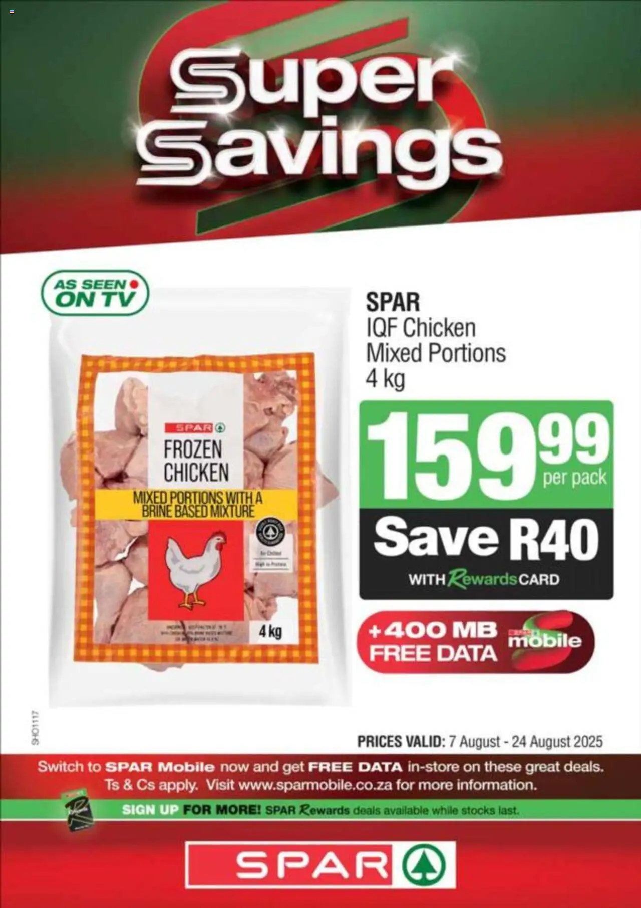 KWIKSPAR Specials │ valid from 07.08.2025 | Page: 2 | Products: Data, TV, Chicken, Switch