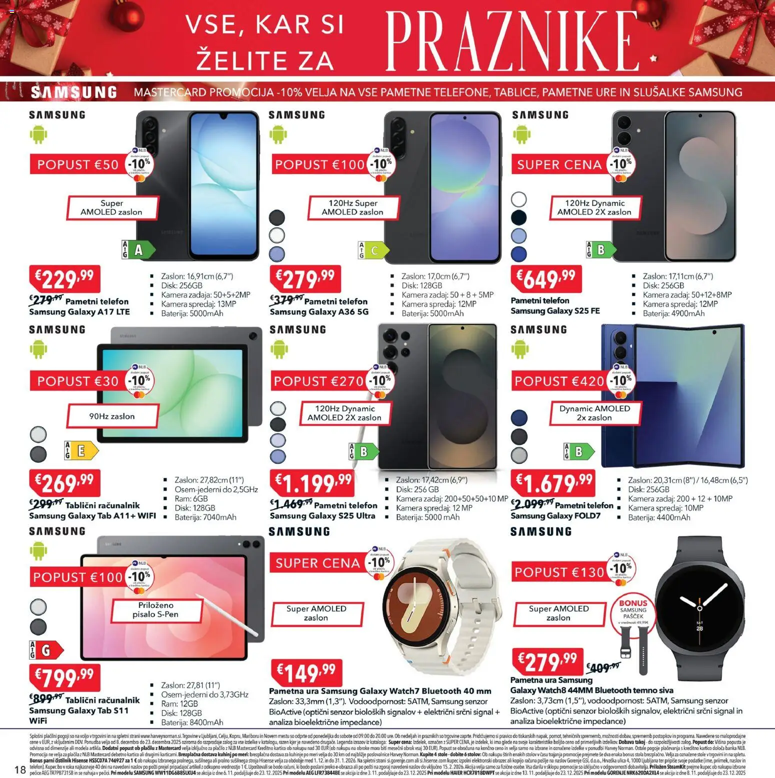 Novi Harvey Norman katalog ponudbe – veljaven od 08.12.2025 | Stran: 18 | Izdelki: Telefon, Ura, Racunalnik, Slusalke