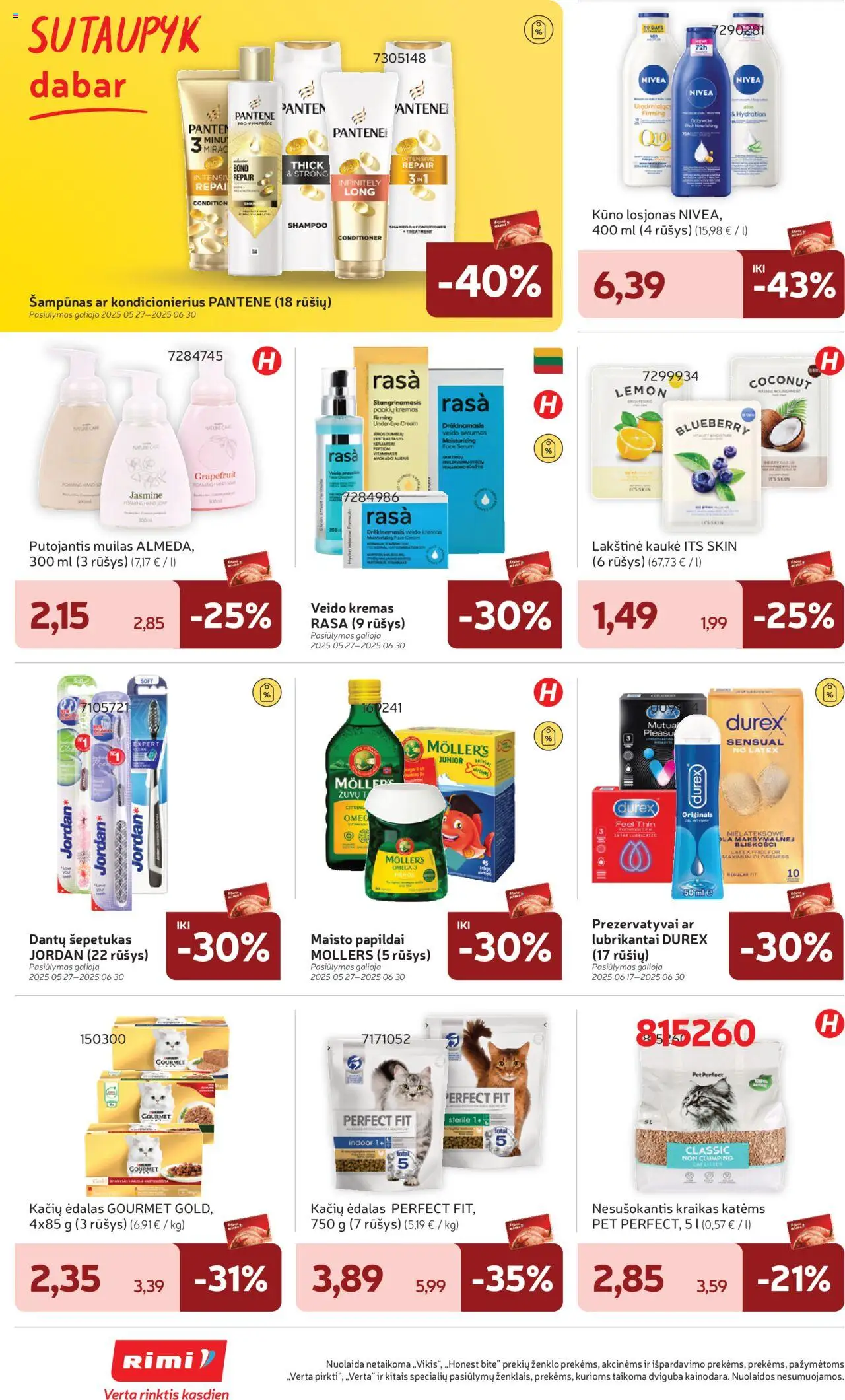 Rimi leidinys│galioja nuo 17.06.2025 | Puslapis: 28 | Prekių: Šampūnas, Kondicionierius, Kremas, Muilas
