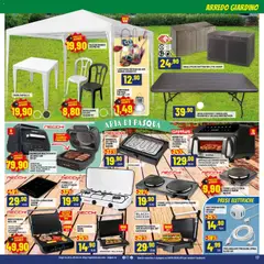 Anteprima del volantino RisparmioCasa volantino valido a partire dal 26.03.2026 | Pagina: 17 | Prodotti: Barbecue, Fornello a gas, Fornello, Sedia