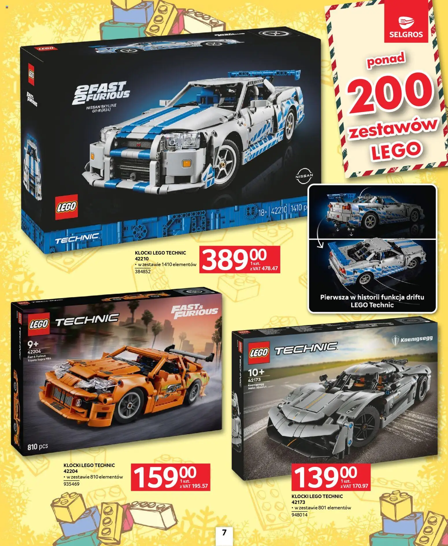 Selgros cash&carry Gazetka - Zabawki od 20.11.2025 | Strona: 7 | Produkty: Lego, Klocki Lego