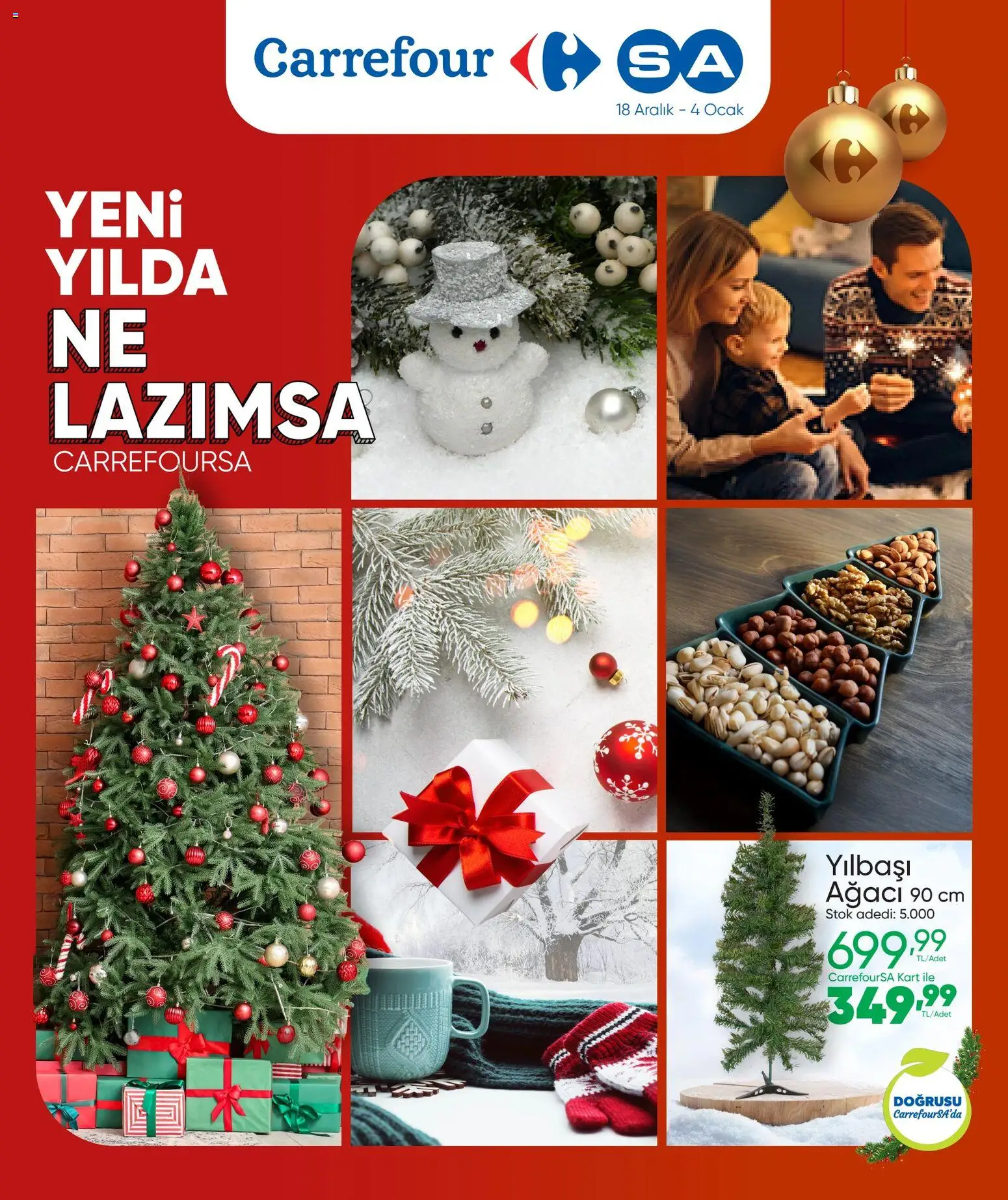 CarrefourSA Katalog Yeni Yılda ne lazımsa - 18.12.2025 tarihinden itibaren geçerlidir | Sayfa: 1