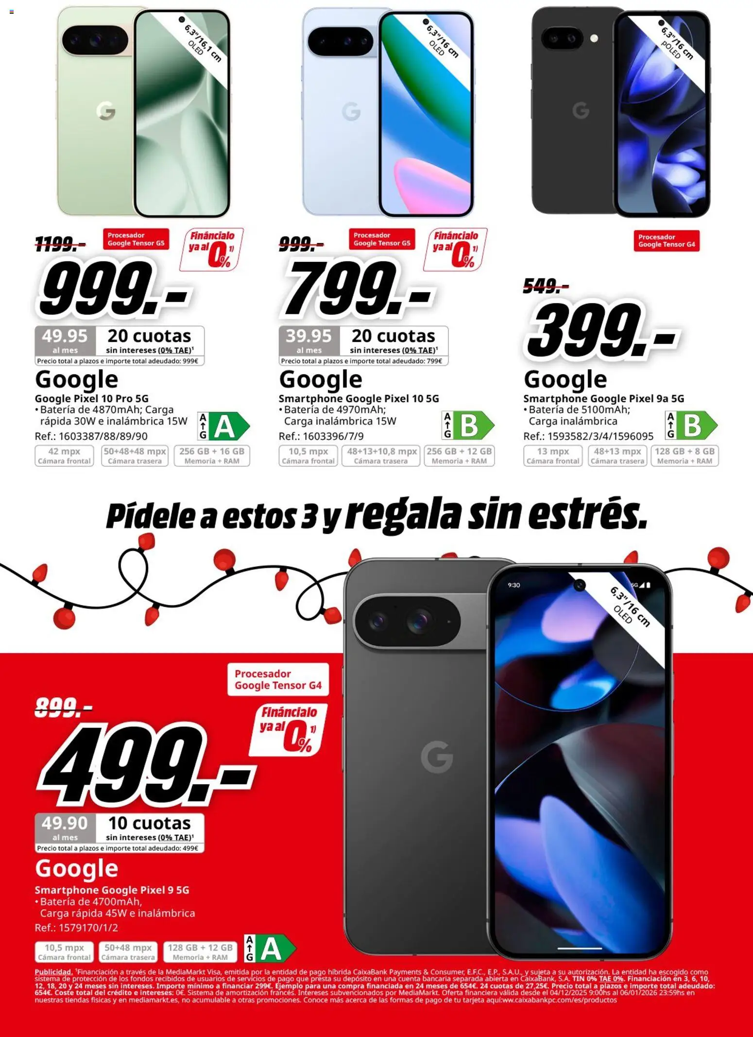 Media Markt folleto │ válido desde el 26.12.2025 | Página: 4 | Productos: Smartphone, Cámara, Batería