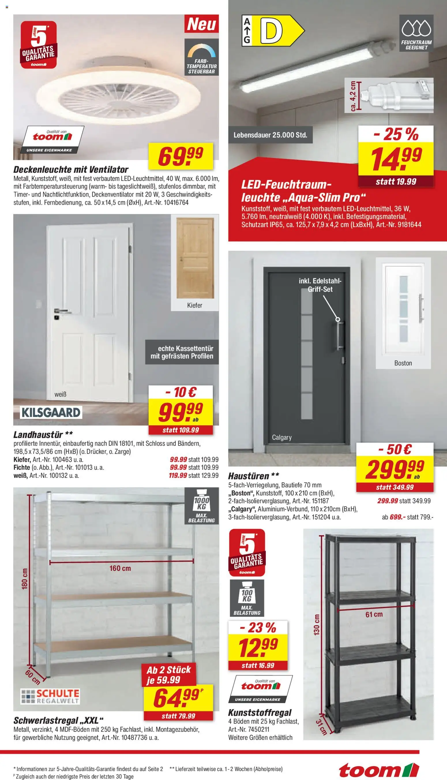 Toom Baumarkt Prospekt 	 – gültig ab 18.04.2026 | Seite: 21 | Produkte: Ventilator, Schwerlastregal