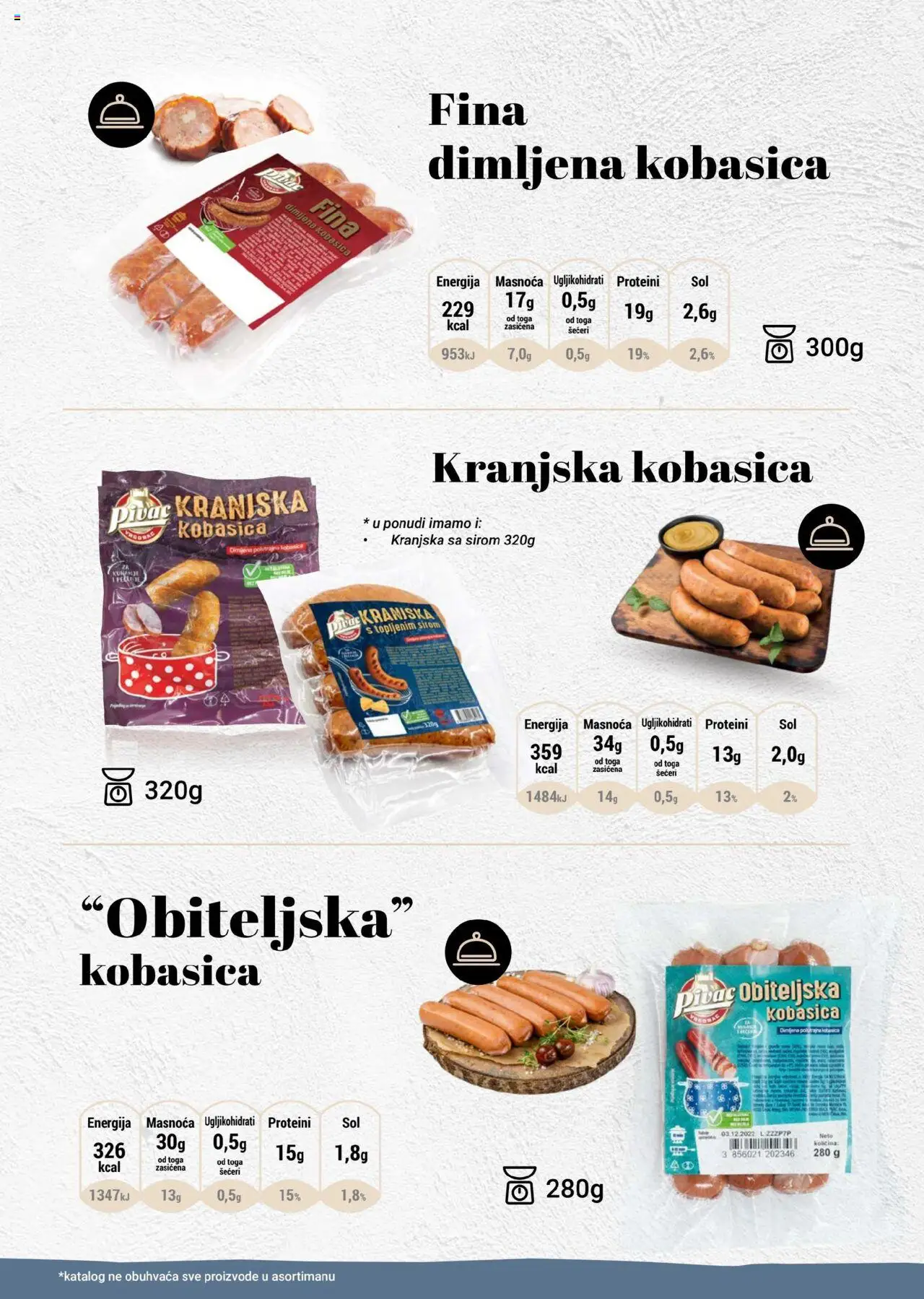 Pivac katalog | vrijedi od 01.12.2024 | Stranica: 13 | Proizvodi: Kranjska kobasica, Kobasica