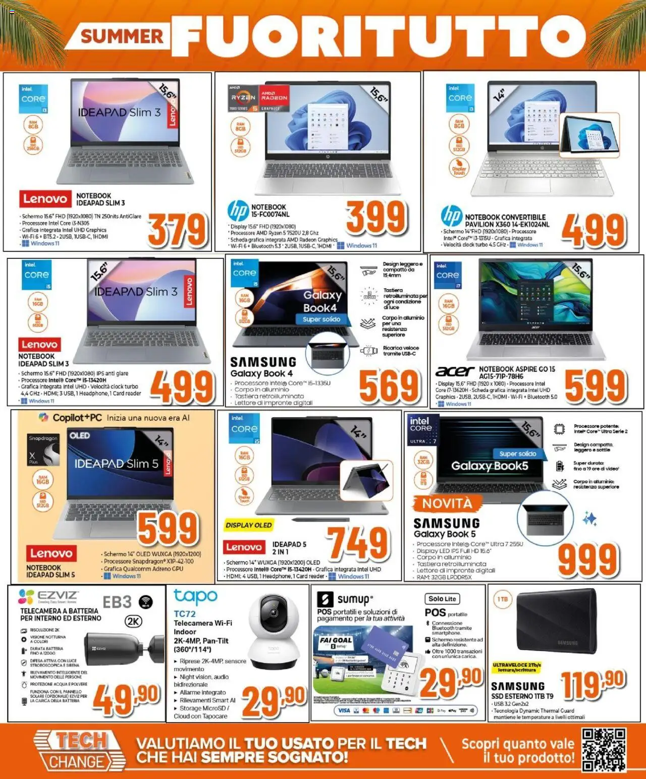 Volantino Expert del 31.07.2025 | Pagina: 19 | Prodotti: Samsung Galaxy, Acqua, Audio, Alluminio