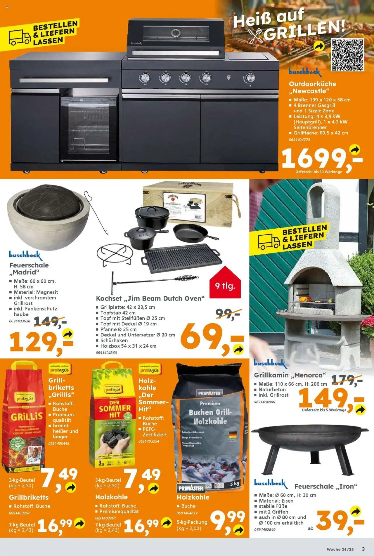 Globus Baumarkt prospekt Göttingen	 - gültig ab dem 10.06.2025 | Seite: 3 | Produkte: Grill