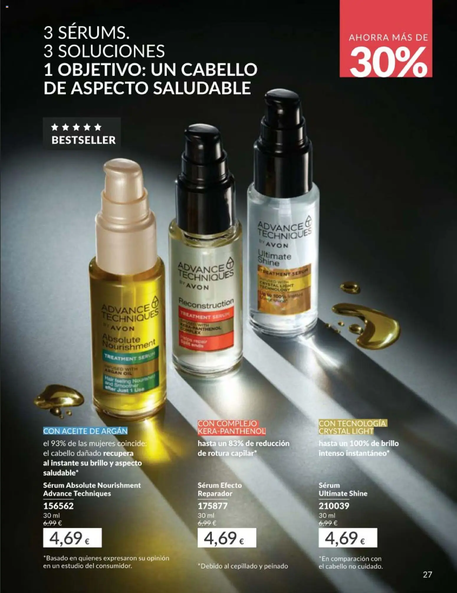 Catálogo AVON campaña 5 │ válido desde el 01.05.2026 | Página: 27 | Productos: Sérum, Aceite, Aceite de argán