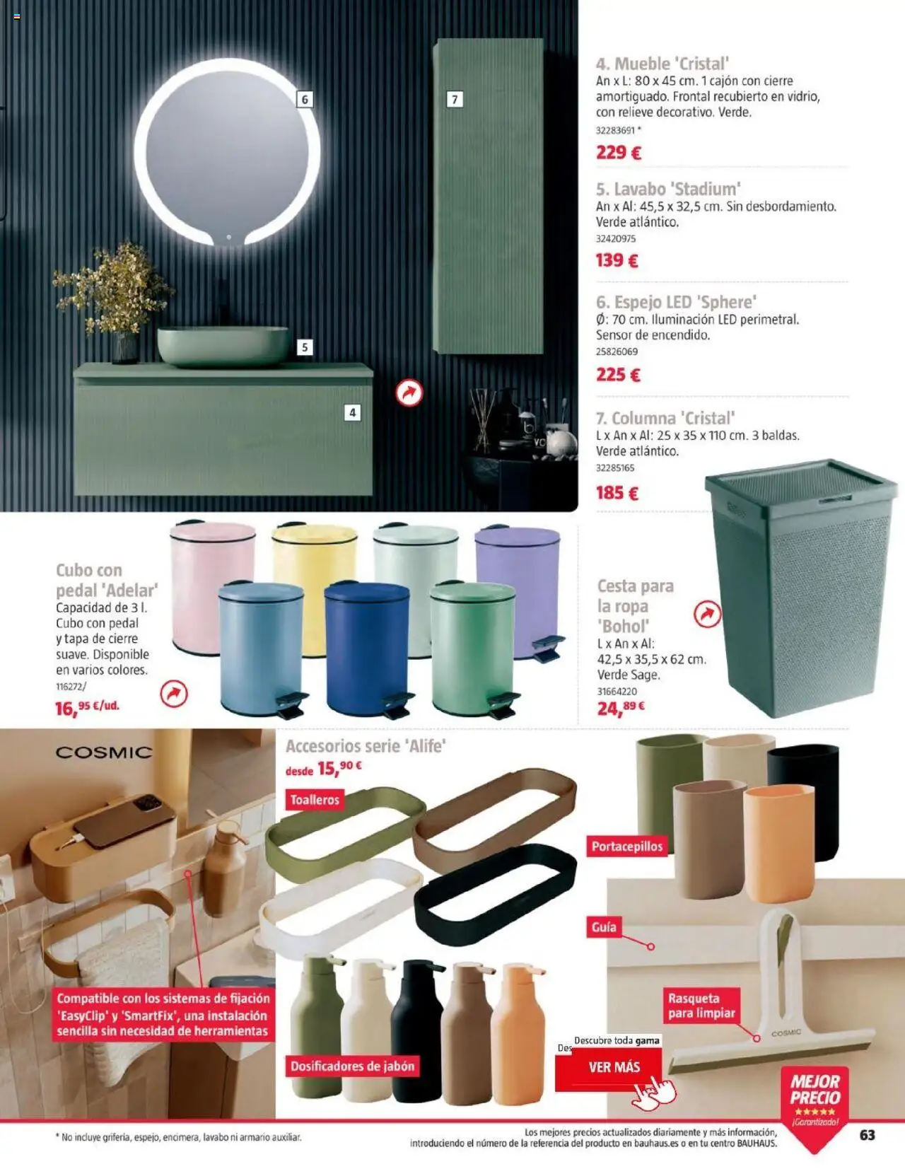 Bauhaus folleto │ válido desde el 05.08.2025 | Página: 63 | Productos: Ropa, Armario, Lavabo, Cesta