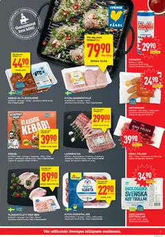 FLÄSKKOTLETT MED BEN, Sverige • Ca 1,7kg • Skivad, Jämförpris 89:90 kr/kg • Max 3 förp/hushåll - Förhandsvisning av reklamblad från butik Willys aktuell från 16.02.2026 | Sida: 3