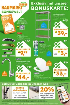 Globus Baumarkt Prospekt 	 ab 09.02.2026 gültig | Seite: 13