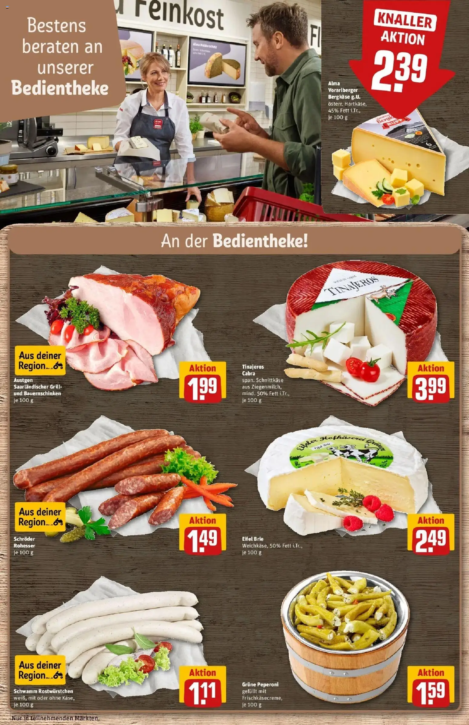 Rewe Prospekt Heusweiler	 – gültig ab 30.03.2026 | Seite: 13 | Produkte: Grill, Käse