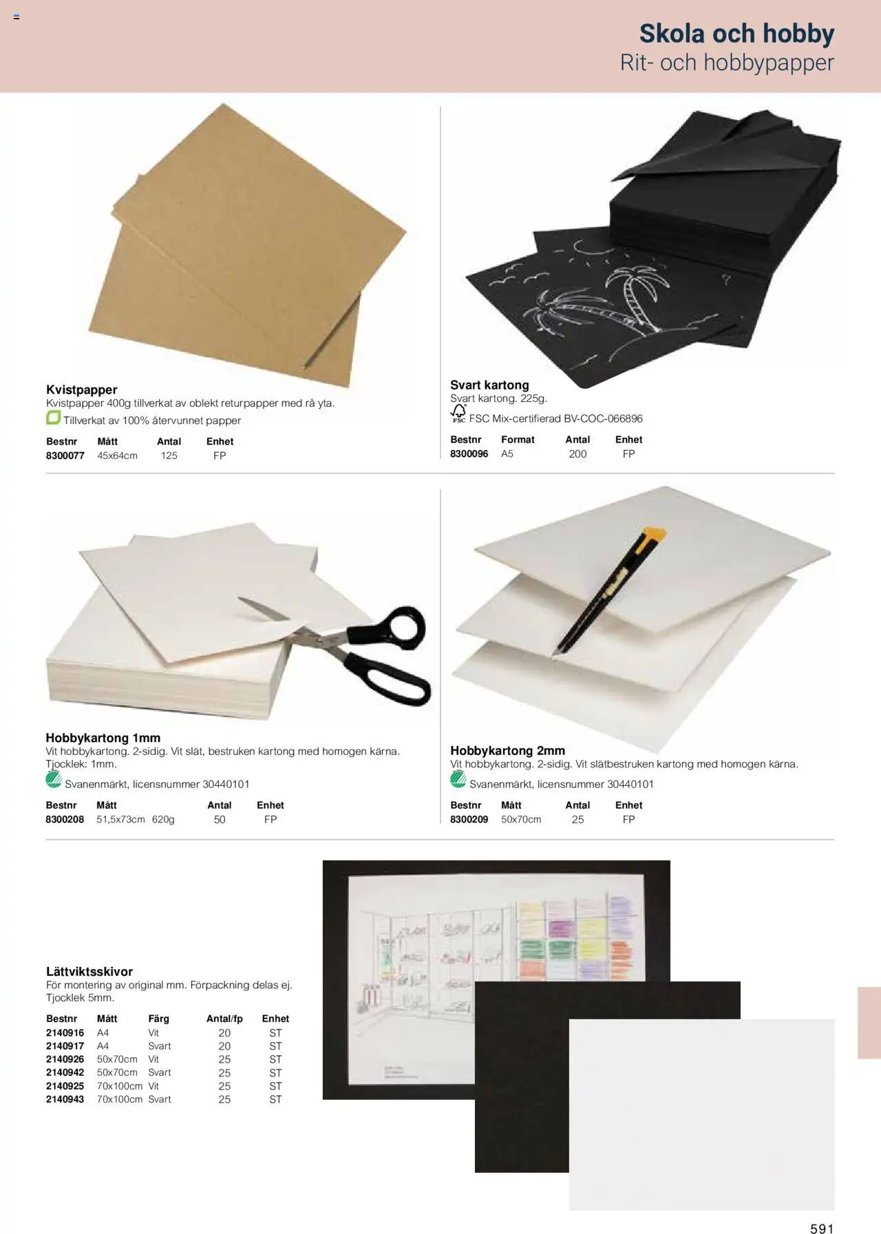 Office Depot reklamblad aktuell från 15.02.2024 | Sida: 593 | Produkter: Papper, Kartong