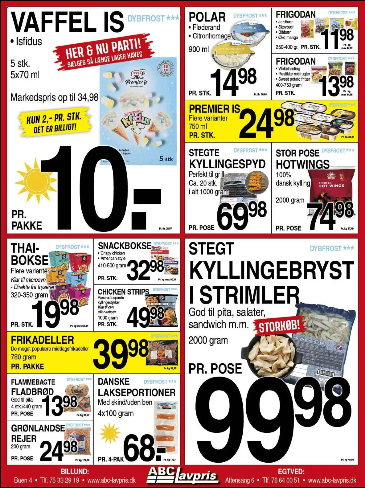 Abc Lavpris Tilbudsavis gyldig fra 04.06.2025 | Side: 5 | Produkter: Jordbær, Is, Frikadeller, Grill