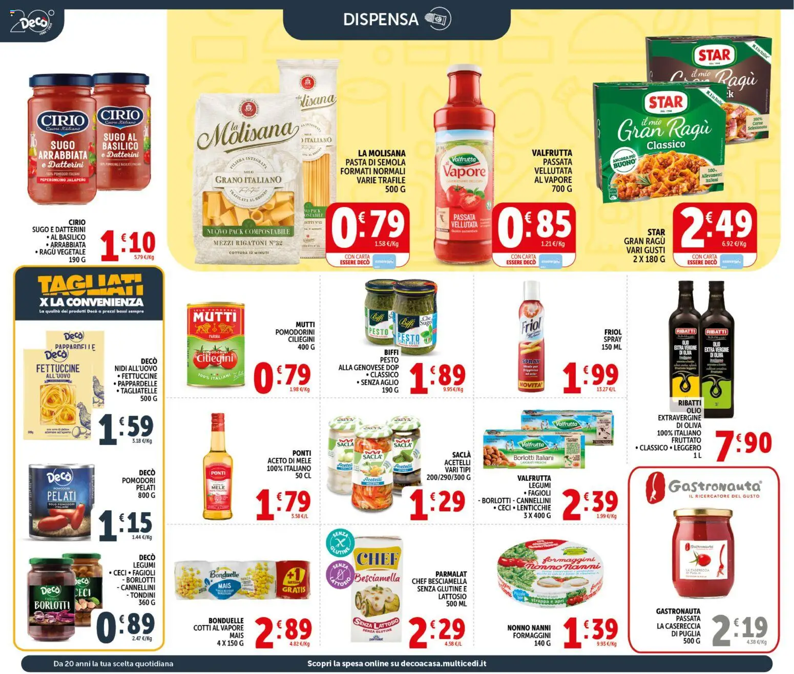 Volantino Decò del 21.04.2026 | Pagina: 12 | Prodotti: Aglio, Peperoncino, Aceto, Mutti