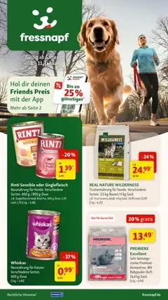 Fressnapf Aktionen ab 03.01.2026 gültig