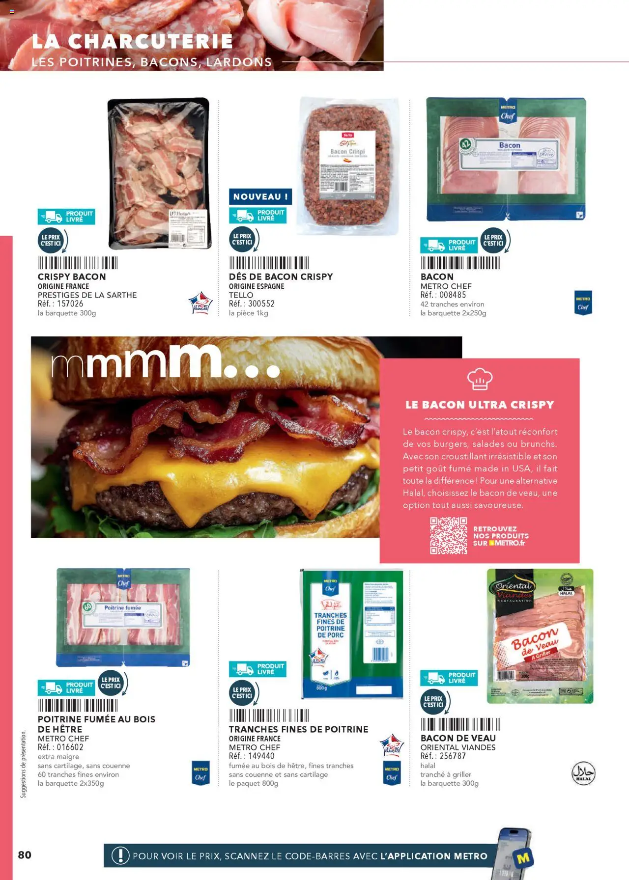  | Page: 80 | Produits: Poitrine de porc, Lardons, Porc, Livre