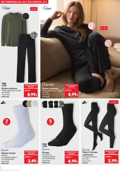 Ženske čarape, mekane od umjetnih vlakana vel. 35/38-39/42 razne boje pakiranje - Pregled kataloga iz trgovine Kaufland, vrijedi od 28.01.2026 | Stranica: 2 | Proizvodi: Čarape, Pidžama, Tajice