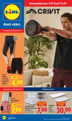 Lidl kliendilehe eelvaade alates 05.01.2026