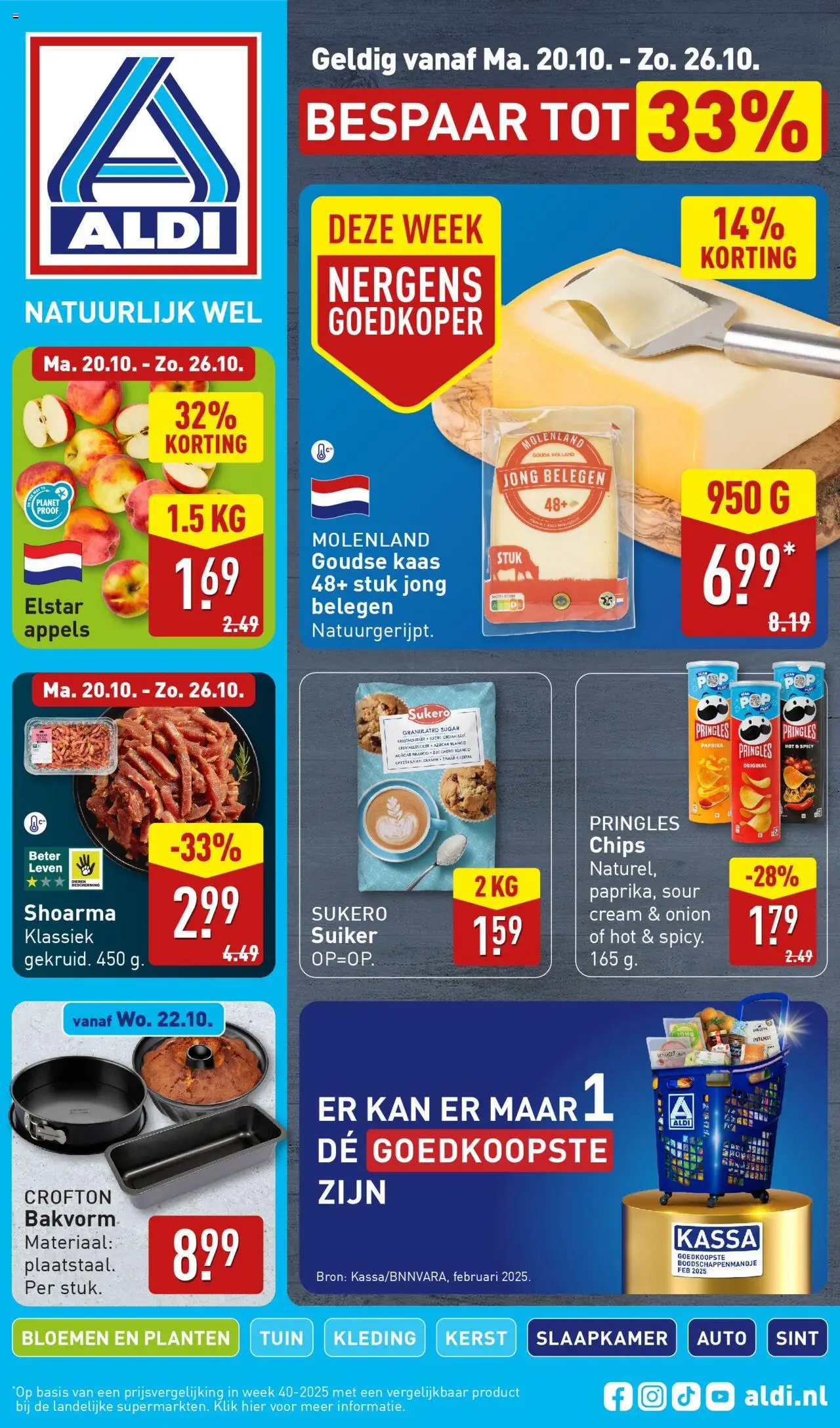 {H1} | Pagina: 1 | Producten: Appels, Bloemen, Kész piskótalap, Pringles