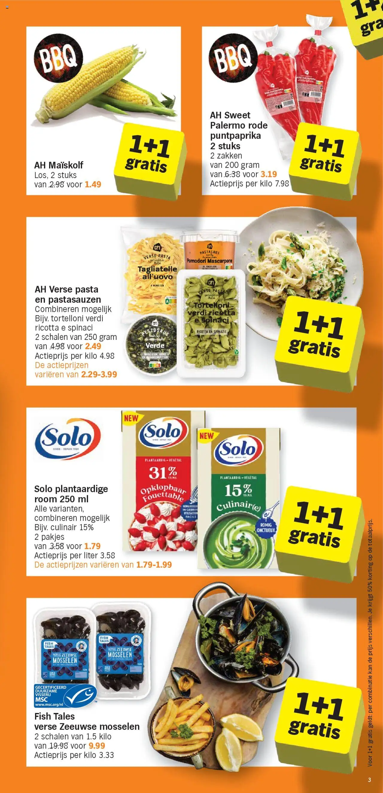  | Pagina: 3 | Producten: Koktelcseresznye, Pasta, Room, Ricotta
