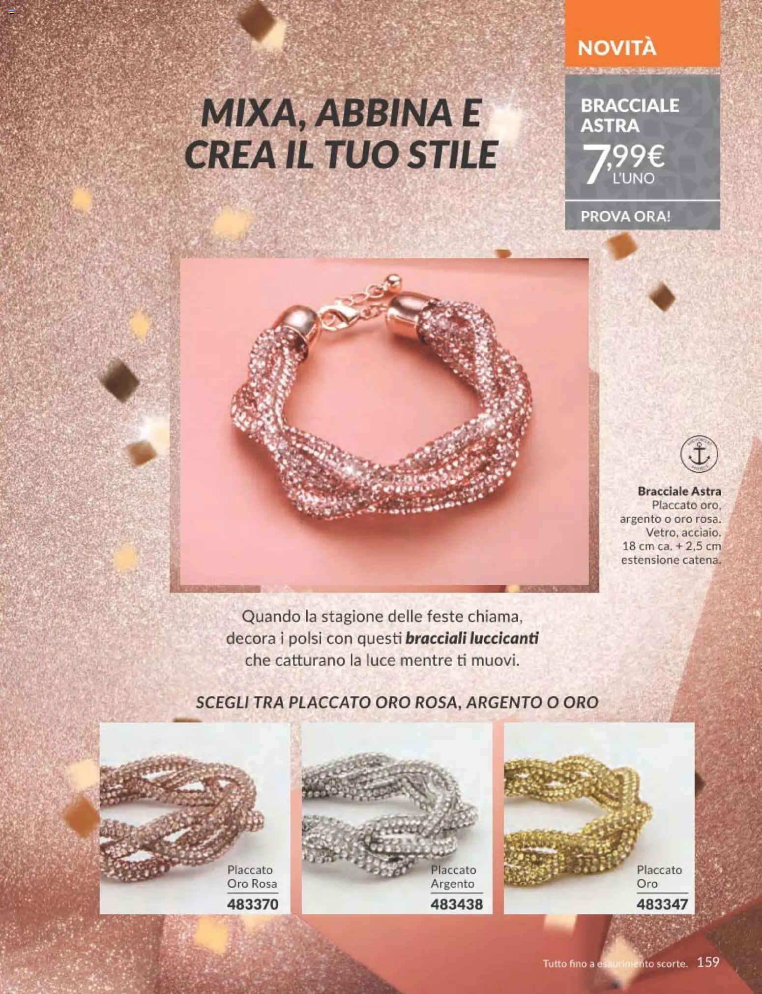Volantino Avon del 01.12.2025 | Pagina: 159 | Prodotti: Bracciale