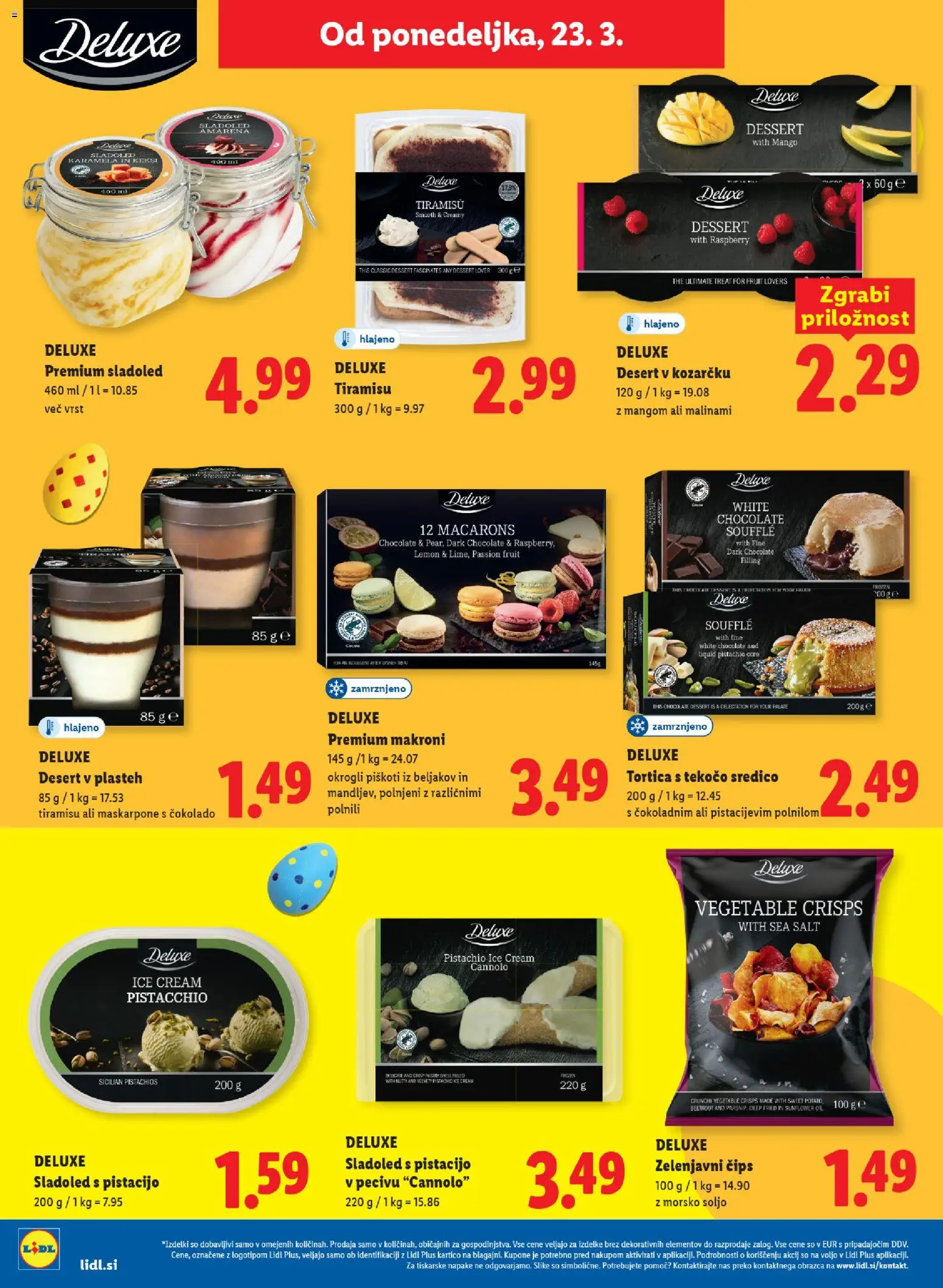 Novi Lidl katalog ponudbe – veljaven od 19.03.2026 | Stran: 56 | Izdelki: Keksi, Cips, Piskoti, Sladoled
