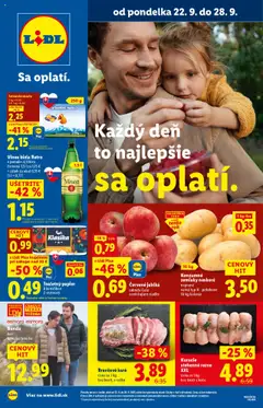 Lidl leták platný od 22.09.2025