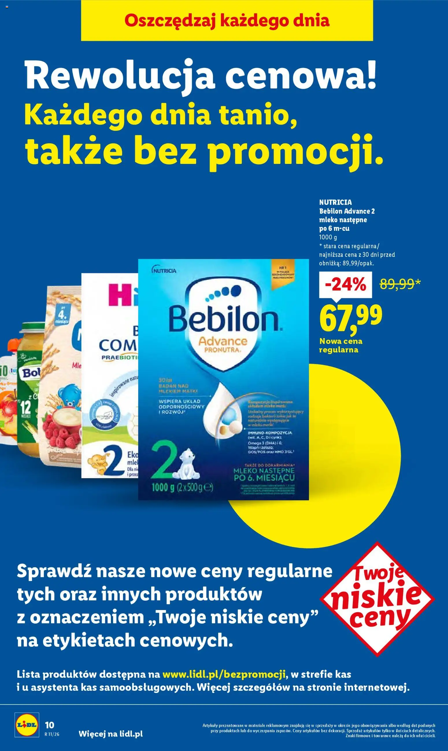 Lidl gazetka od 09.03.2026 | Strona: 10 | Produkty: Mleko