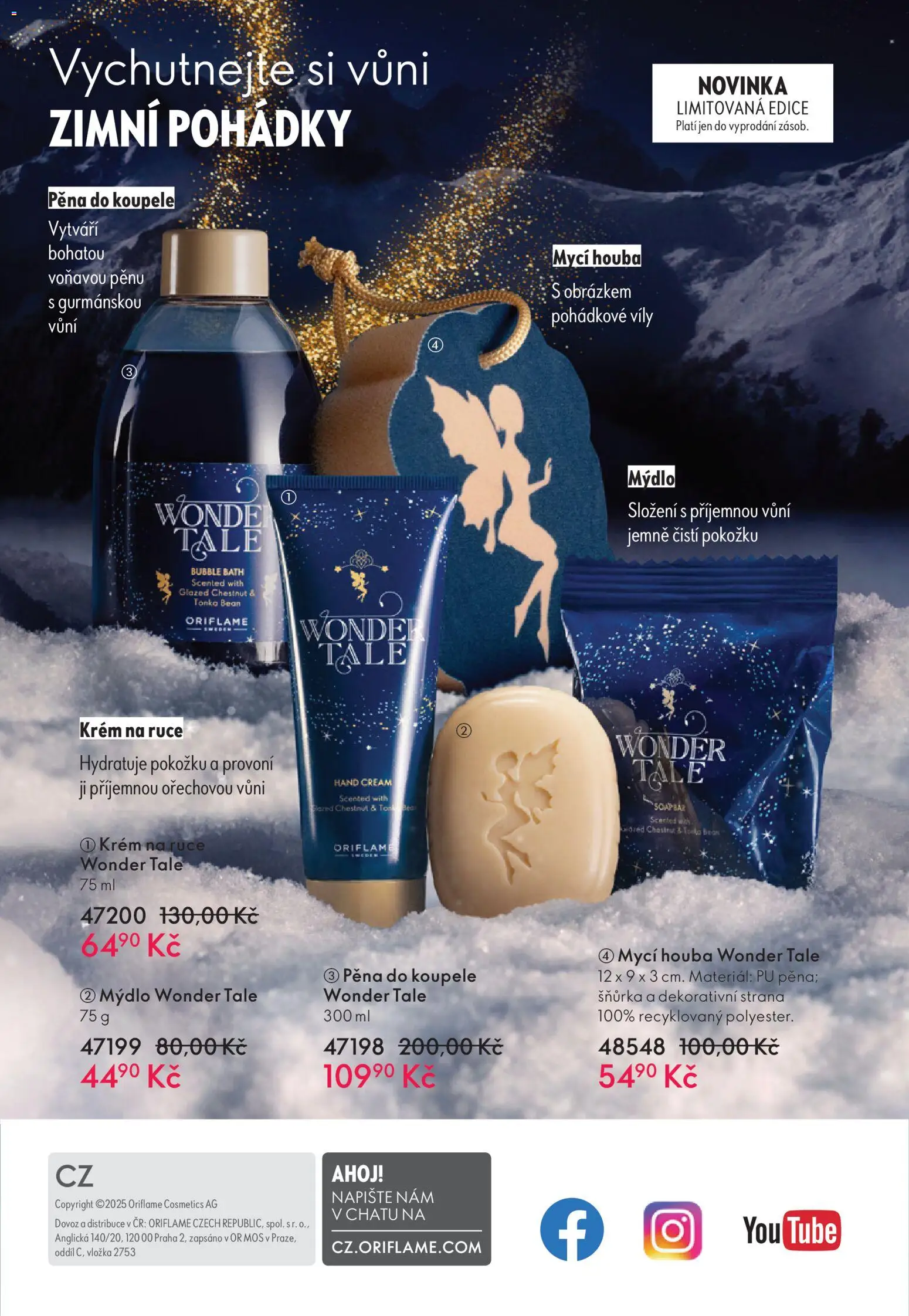 Oriflame Black Friday od 12.11.2025 | Strana: 180 | Produkty: Mýdlo, Mycí houba, Pěna do koupele, Krém