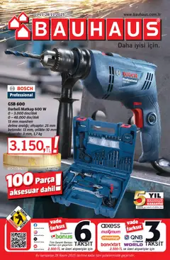 01.11.2025 tarihinden itibaren geçerli olan Bauhaus kataloğu önizlemesi