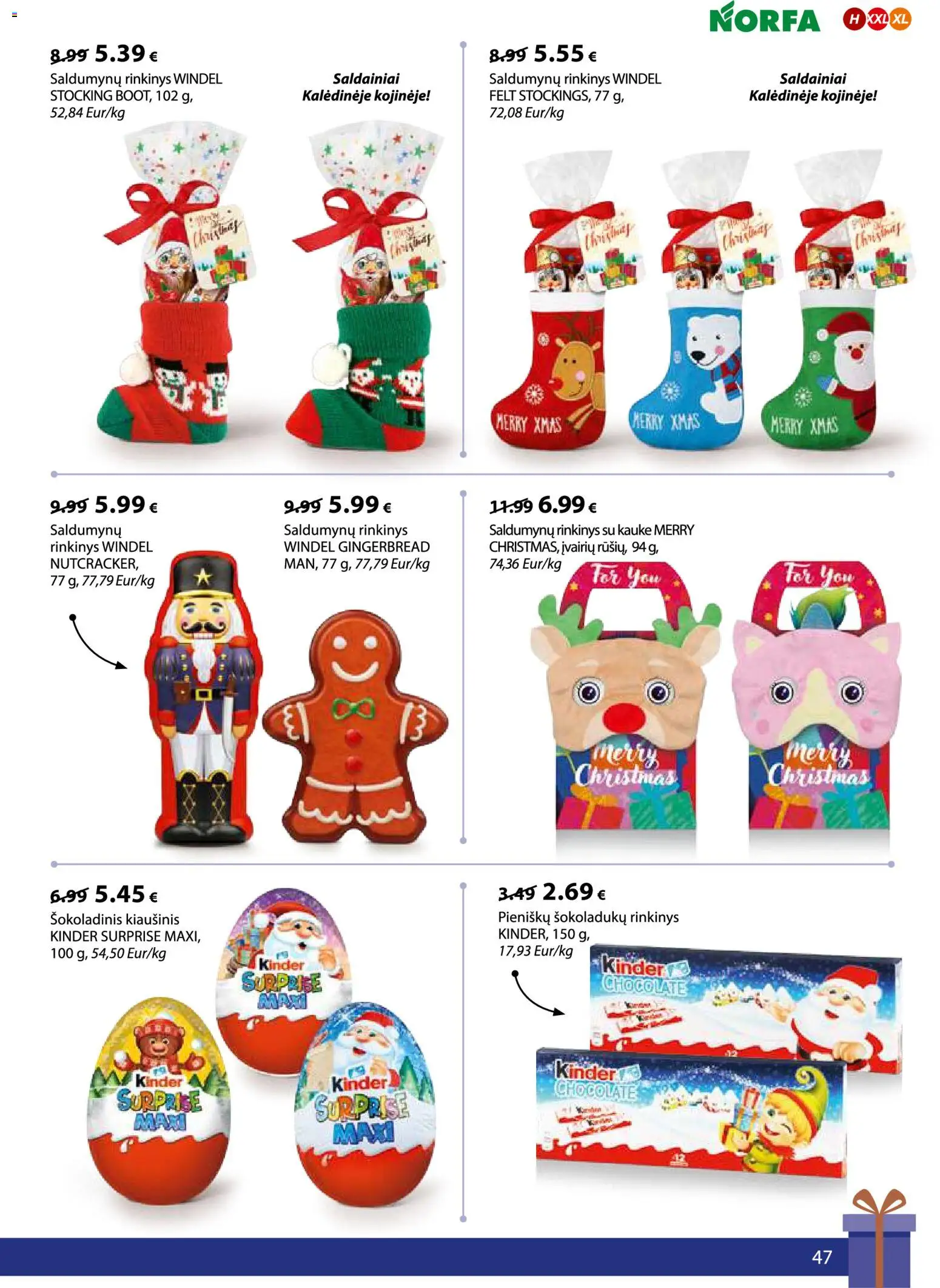 NORFA akcijos nuo 18.11.2025 | Puslapis: 47 | Prekių: Kaukė, Saldainiai