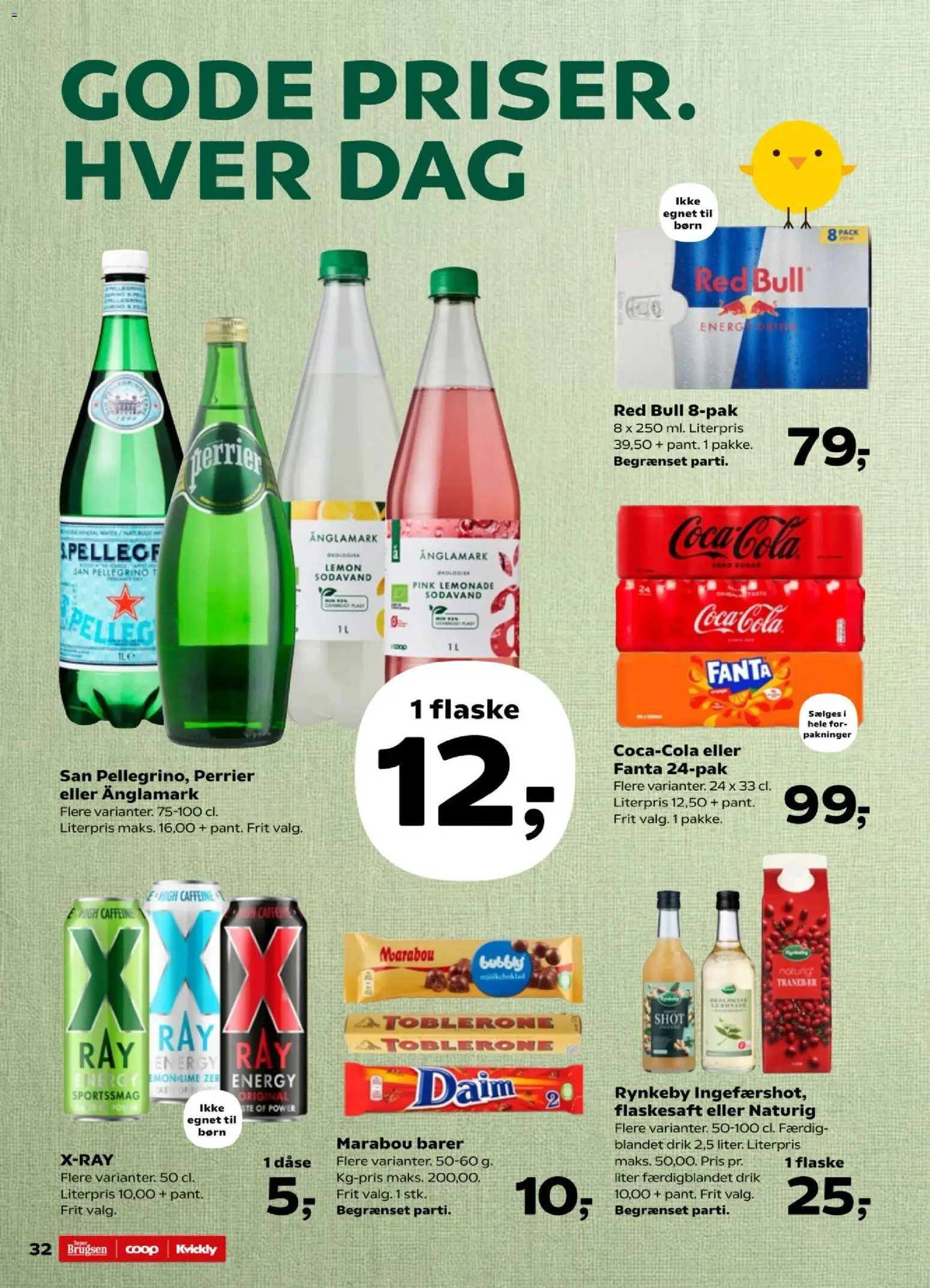 Super Brugsen tilbudsavis – gyldig fra 19.03.2026 | Side: 32 | Produkter: Coca Cola, Sodavand, Fanta, Cola