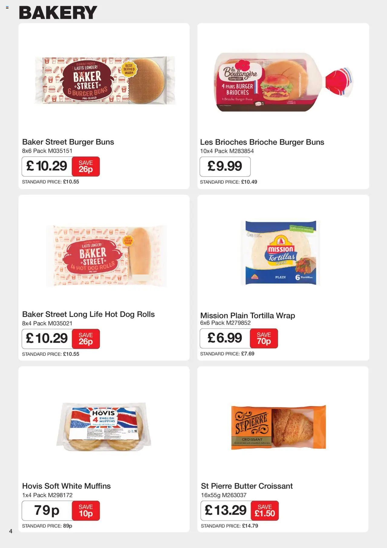  | Page: 4 | Products: Tortilla, Butter, Hot dog, Bakery