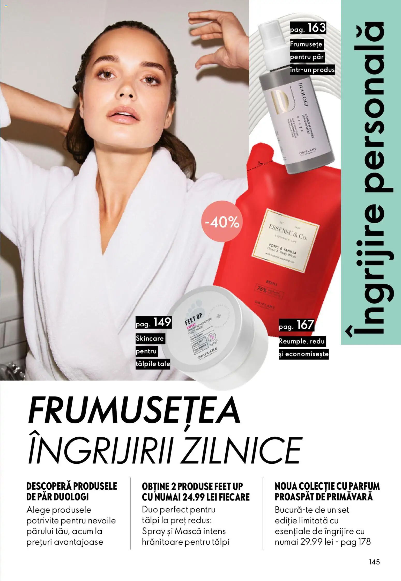 Noul catalog Oriflame – valabil de la 11.02.2026 | Pagină: 145 | Produse: Body, Parfum