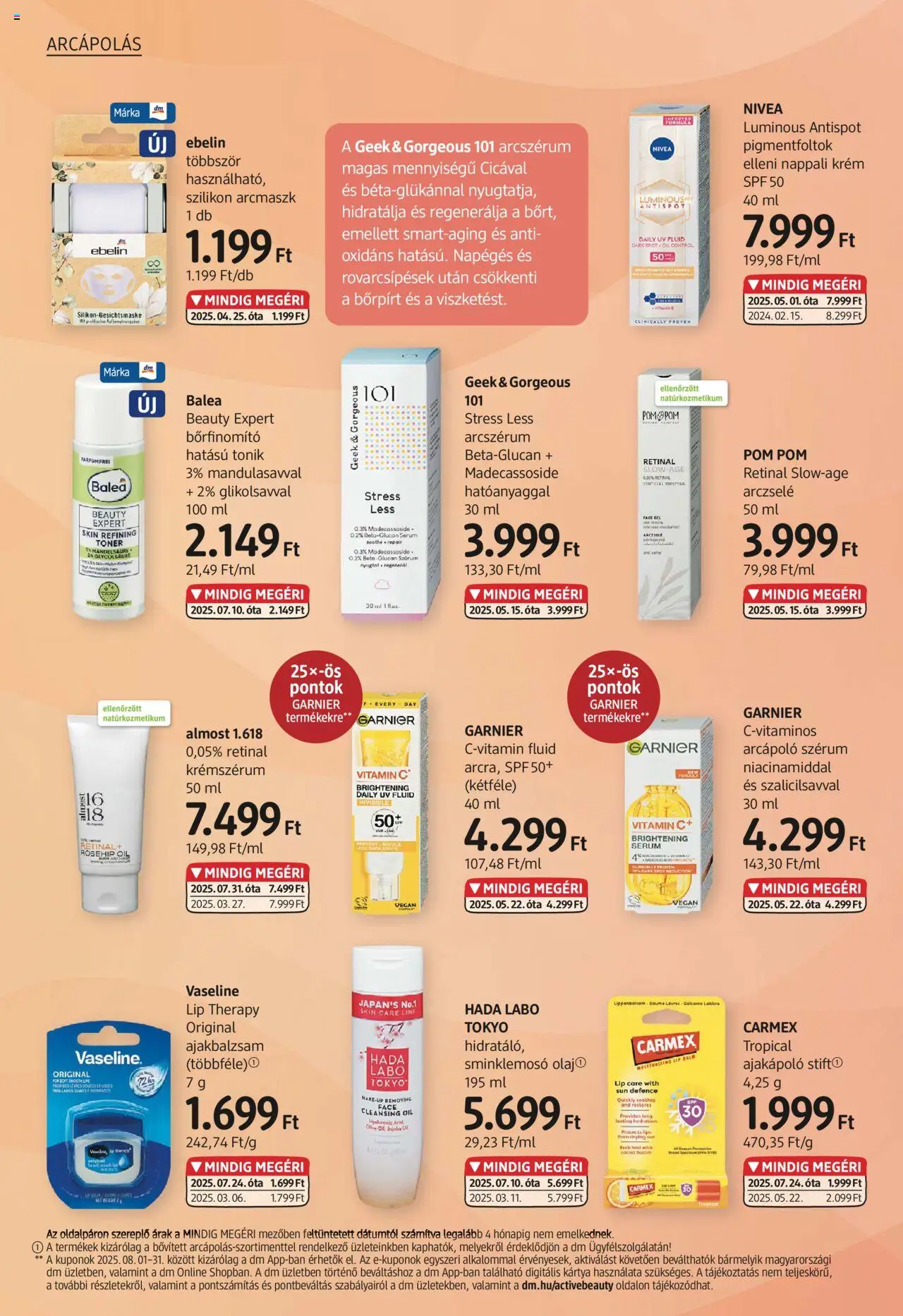 DM Drogerie Markt akciós ujság - amely érvényes a következő dátumtól: 31.07.2025 | Oldal: 12 | Termékek: Natúrkozmetikum, Stift, Vitamin c, Vegán